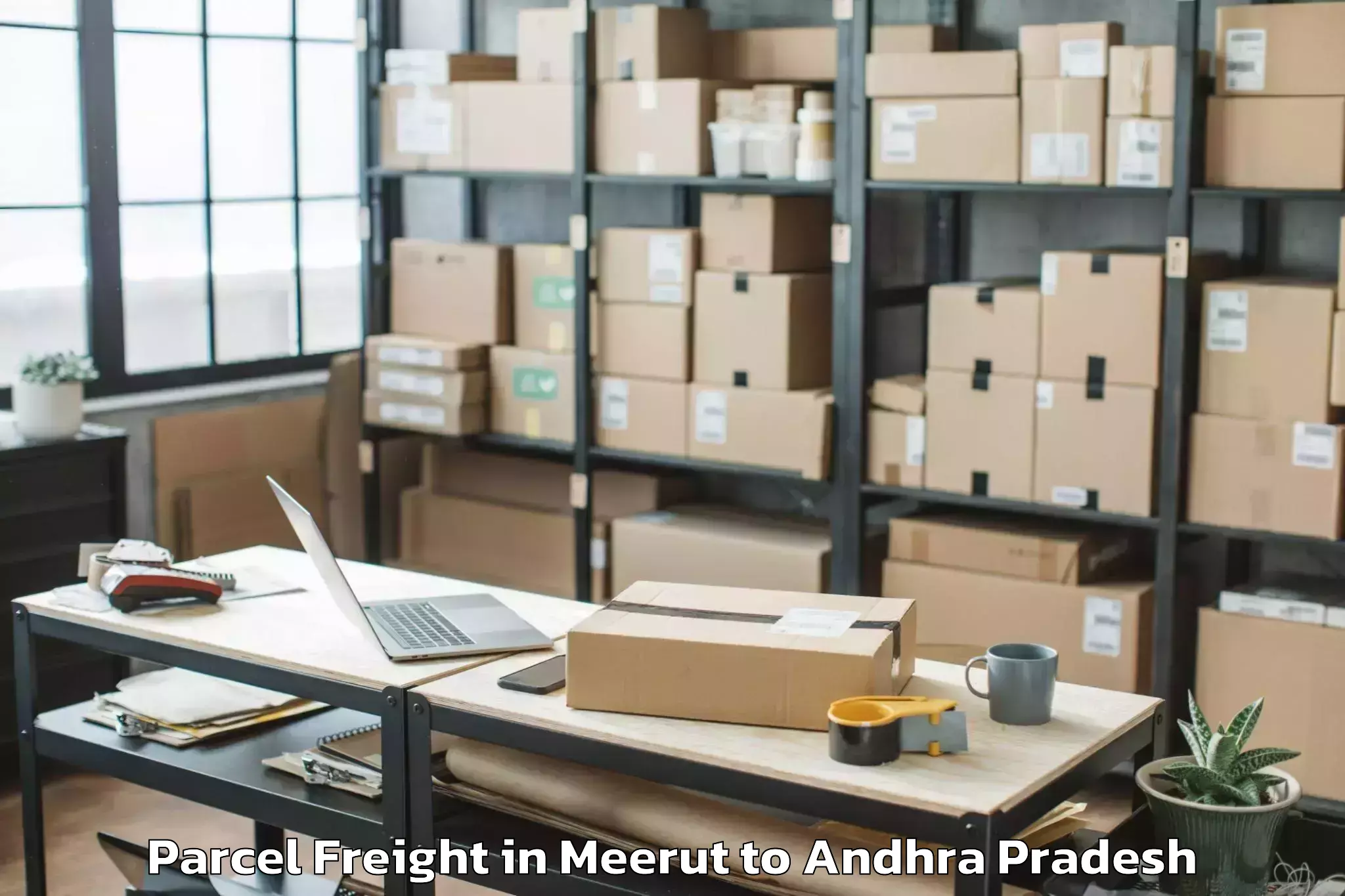 Leading Meerut to Devanakonda Parcel Freight Provider